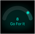 Readiness score of 8, Go For It