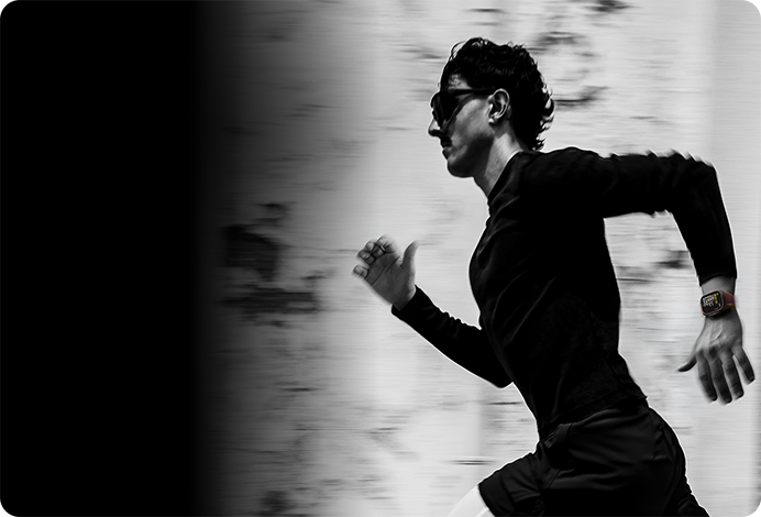 A person running while wearing Apple Watch Ultra 4