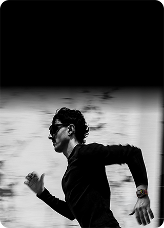 A person running while wearing Apple Watch Ultra 4