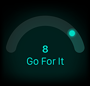 Readiness score of 8, Go For It